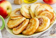 Photo of Пышные оладьи с яблоками