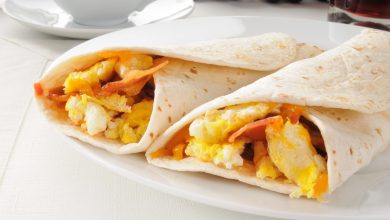 Photo of Буррито с беконом и яйцом